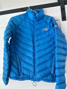 The North Face women’s Blue Puffy Down Jacket